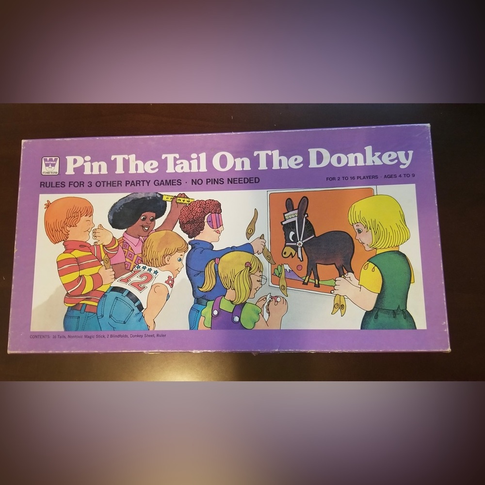Pin the Tail On The Donkey Game from the 79’s